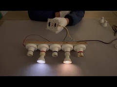 Dimming Video for 5W 230V Aluminum Clad in Plastic GU10 LED Spotlight Bulb