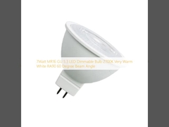 7Watt MR16 GU 5.3 LED Dimmable Bulb 2700K Very Warm White RA90 60 Degree Beam Angle