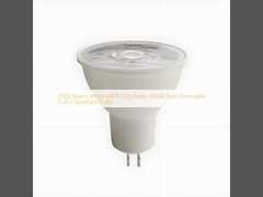 230V Warm White MR16 LED Bulbs 6000K Non Dimmable Gu5.3 Spotlight Bulbs