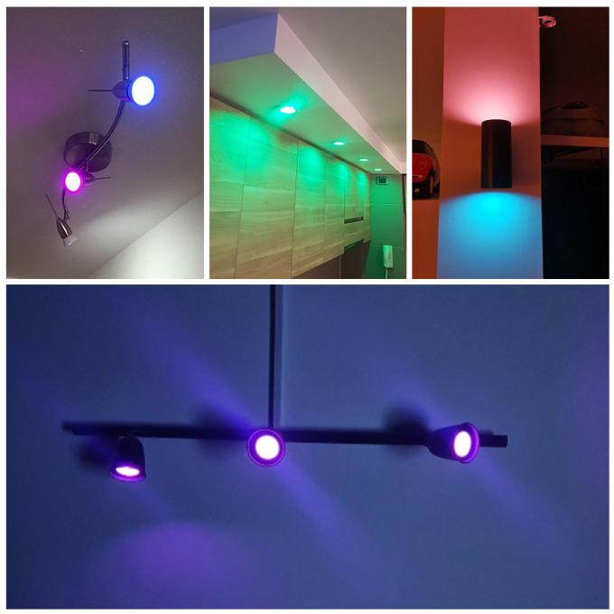 Teco WIFI Control Smart Low Watt Gu10 Bulbs Tuya CCT Color 5W Ra80 Dimmable Long Life 1