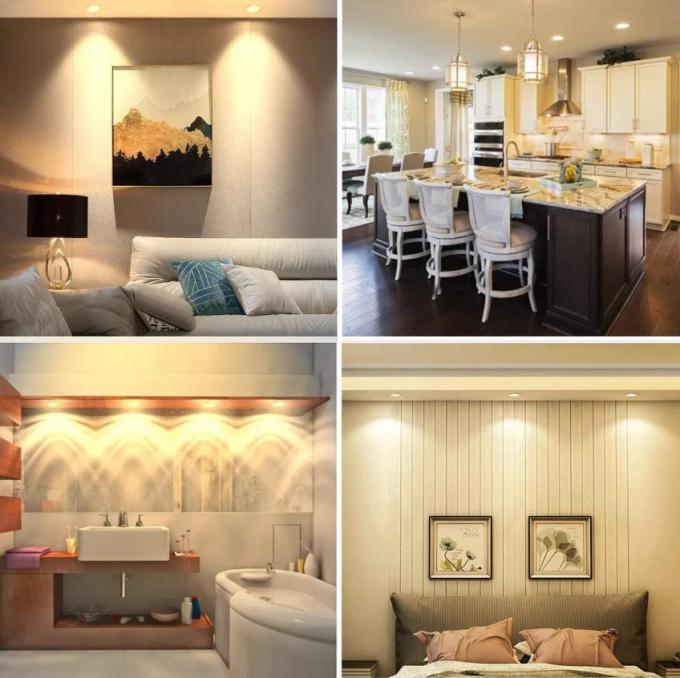 Warm White LED Bulbs GU10 7.5W 2700K Dimmable 10 Degree Beam Angle Ra98 230V 0