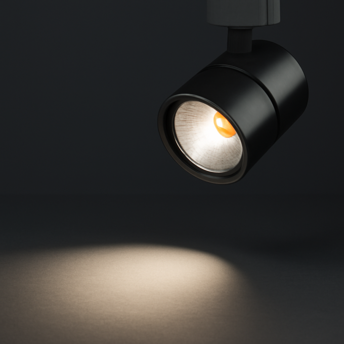 Architectural Lighting Design with Shadows: Mastering Light Contrast through LED Spotlights  1
