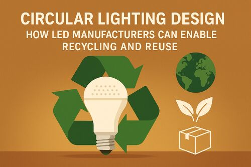 Circular Lighting Design: How LED Manufacturers Can Enable Recycling and Reuse