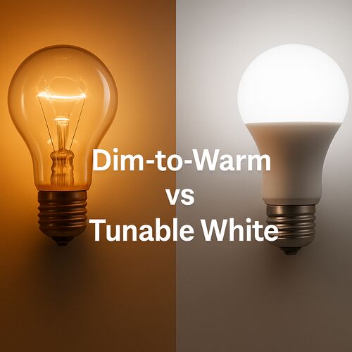 Dim-to-Warm vs Tunable White: Whatâs the Difference and Which One Should You Choose?