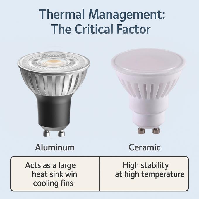Exploring Aluminum vs. Ceramic Housings for Long-Life LED Bulbs 2