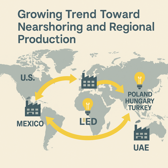 Global Supply Chain Shifts in LED Manufacturing: How Production and Trade Are Being Reshaped 3