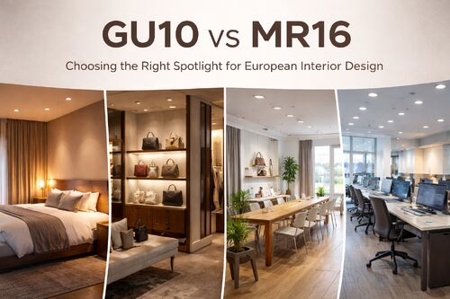 GU10 vs MR16: How European Buyers Can Choose the Right Light Based on Interior Design Style?