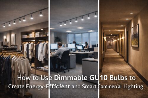 How to Use Dimmable GU10 Bulbs to Create Energy-Efficient and Smart Commercial Lighting
