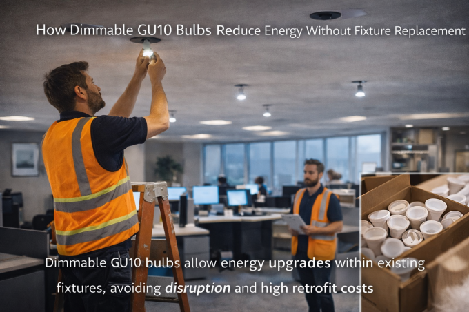 How to Use Dimmable GU10 Bulbs to Create Energy-Efficient and Smart Commercial Lighting 1