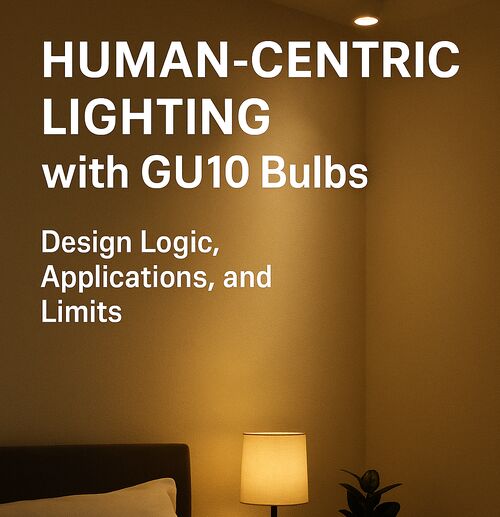 Human-Centric Lighting with GU10 Bulbs: Design Logic, Applications, and Limits