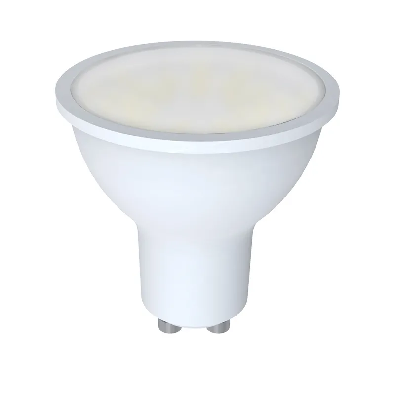 GU10 LED Spotlight Bulb 3-Step Tunable Color Temperature 1700K-2600K-5000K Wall Switch Dimmable Metal Housing 230V