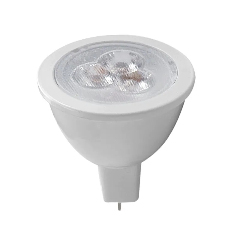 3W MR11 LED Bulbs 4000K 12V Ra90 Dimmable GU4 LED Spotlight 24 Degrees Beam Angle