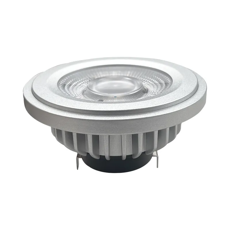 Teco Spot Rifle Gray G53 AR111 LED Bulbs 2700K 24 Degree Ra90 1400Lm Very Warm White Dimmable