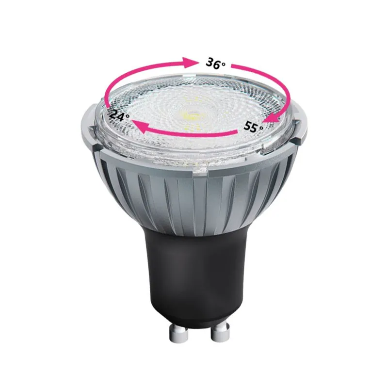 GU10 LED Spotlights 7.5Watt 4000K 230V Zoomable Ra98 Dimmable LED Bulbs