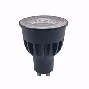 Non Dimmable 8w GU10 LED Bulbs Indoor Black GU10 Spotlight 24D Beam Angle 630 Lm