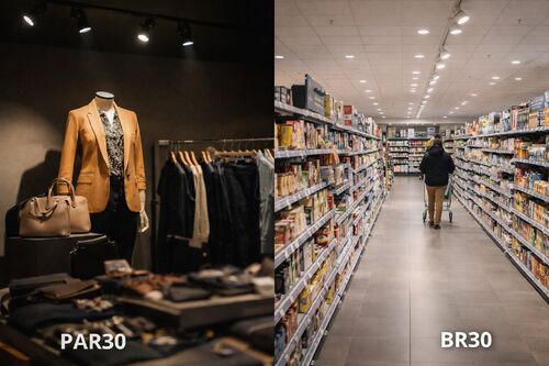 PAR30 vs BR30: Which One Fits Your Retail Lighting Projects Better?