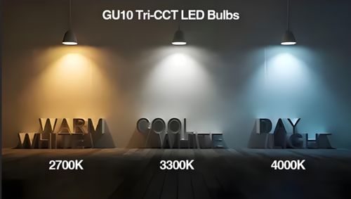 Selectable CCT GU10 LED Bulb â Switchable Color Temperature with DIP & Wall Switch Contro