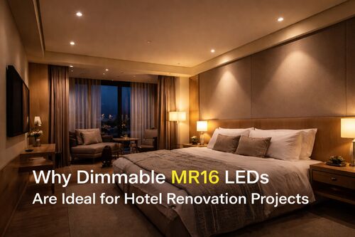 Why Are Dimmable MR16 LEDs the Top Choice for Hotel Renovation Projects?
